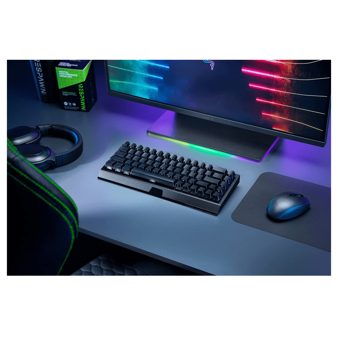 Razer Blackwidow V3 Mini Hyperspeed Green Switches - Phantom Pudding Edition - 65% Wireless Mechanical Gaming Keyboard in Qatar Razer Blackwidow V3 Mini Hyperspeed Green Switches - Phantom Pudding Edition - 65% Wireless Mechanical Gaming Keyboard in Qatar